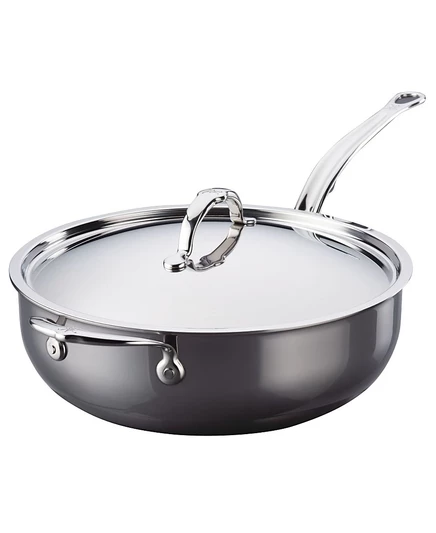 Кастрюля Hestan NanoBond 4,7 л, титановая нерж. сталь, серая