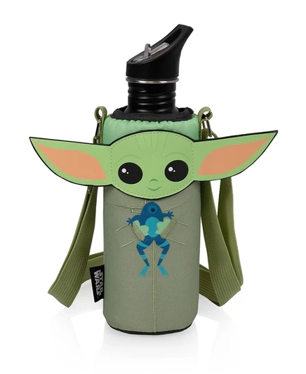 Набор для охлаждения бутылок Oniva Star Wars Mandalorian Grogu, 24 унции.