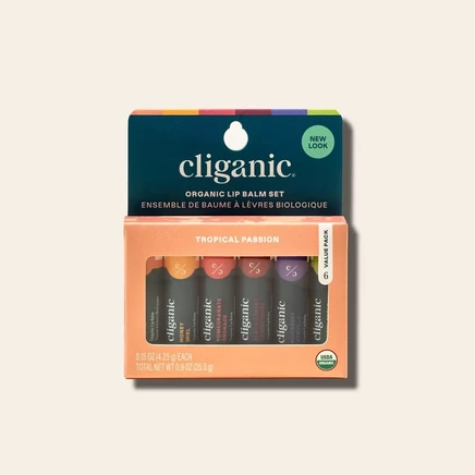 Бальзам для губ CLIGANIC Tropical, 6 шт.