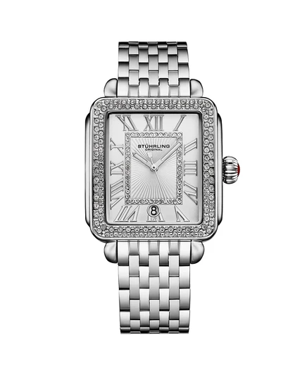 Женские часы Stuhrling VivreLuxe 34 мм, серебристые