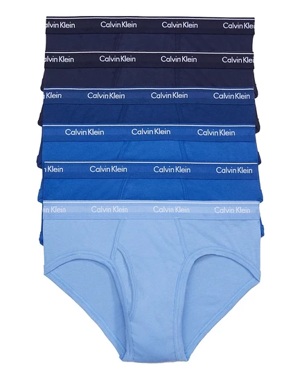 Мужские брифы Calvin Klein, 6 шт., хлопок, мультицвет