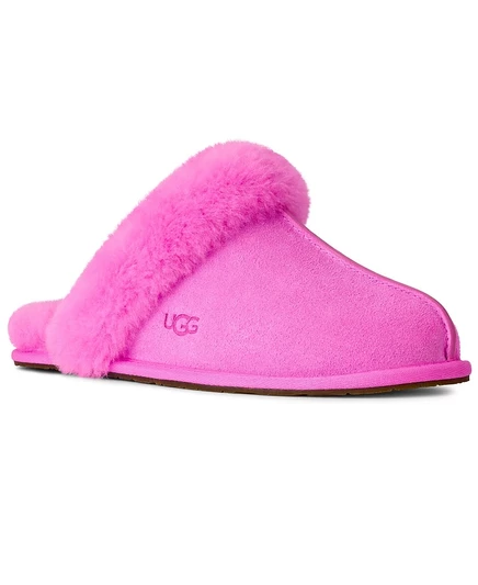 Женские тапочки Ugg Scuffette II из овчины, цвета фуксии