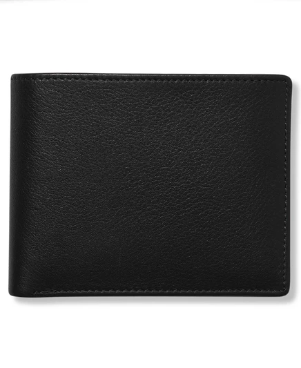 Мужской кожаный двойной кошелек Park Avenue black