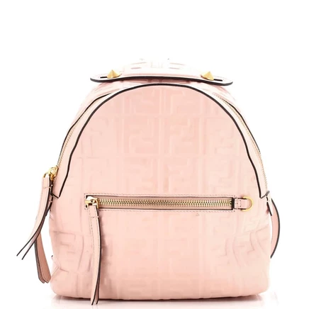 Женский рюкзак Pre-Owned Fendi Mini By The Way, розовый
