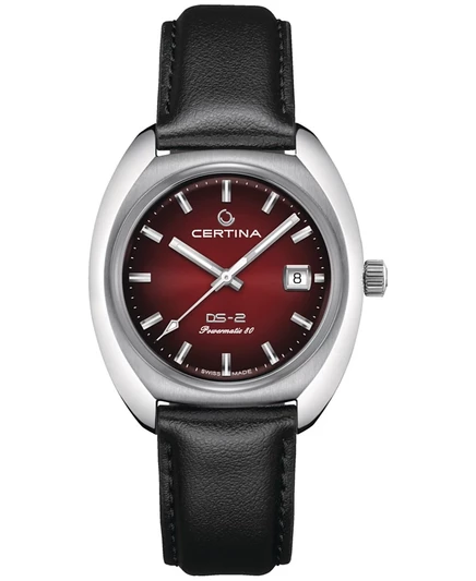 Мужские часы Certina DS-2 авт. 40 мм, красный