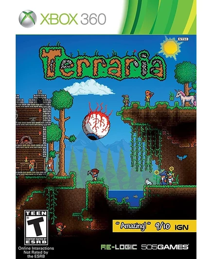 Игра 505 Games Terraria для Xbox 360, многоцветная