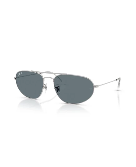 Унисекс очки Ray Ban RB3945 поляризованные, серебристые