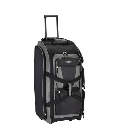 Сумка-дуффель Travelers Club Adventure 30″ на колесах, черная