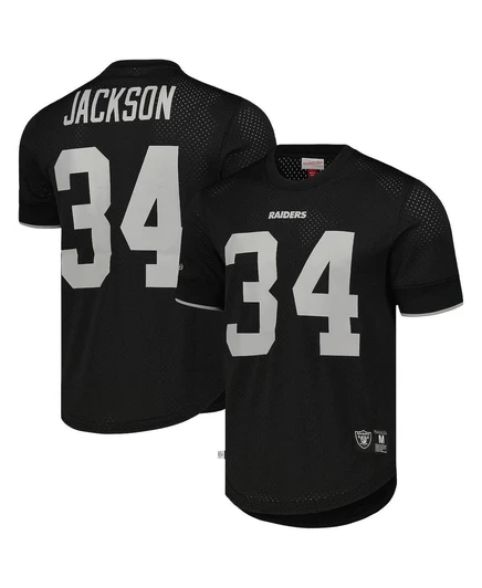 Мужская сетчатая майка Mitchell & Ness Bo Jackson, черная