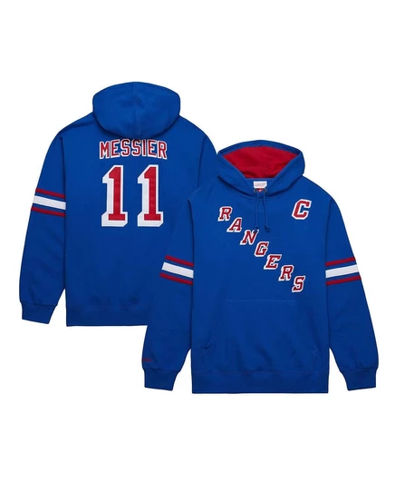 Мужское худи Mitchell & Ness Mark Messier, синее
