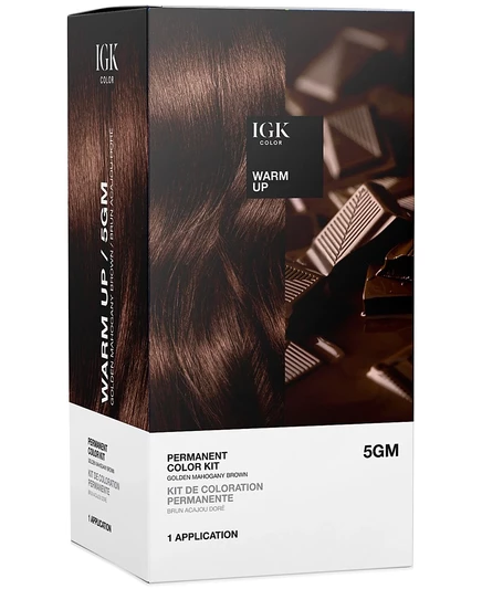 Краска для волос IGK Hair, набор 6 шт., теплый оттенок