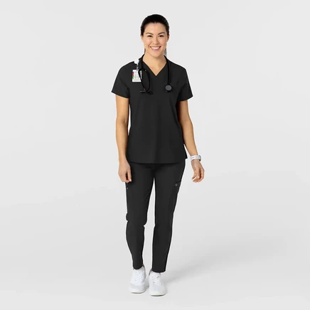 Женские спортивные брюки-скраб Wink W123 Flex-n-Reach black