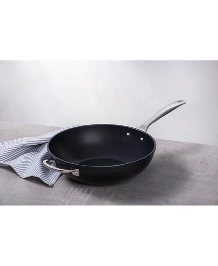Сковорода-вок Le Creuset 30 см антипригарная, черная