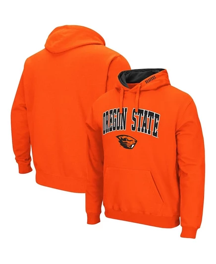 Мужская толстовка Colosseum оранжевого цвета с аркой и логотипом Oregon State Beavers 3.0, пуловер с капюшоном оранжевого цвета
