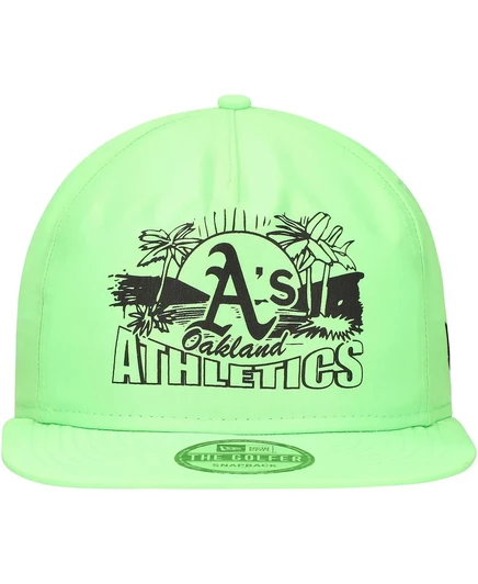 Мужская кепка New Era Oakland Athletics snapback, зеленая