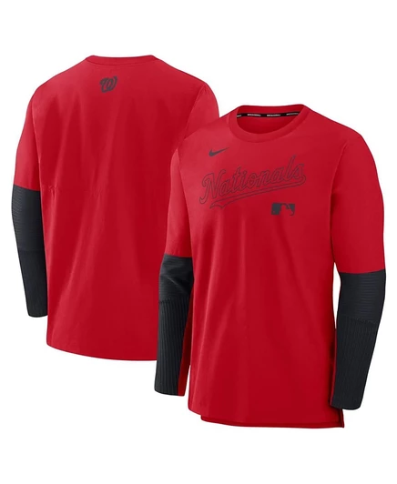 Мужская футболка Nike Washington Nationals, красно-синяя