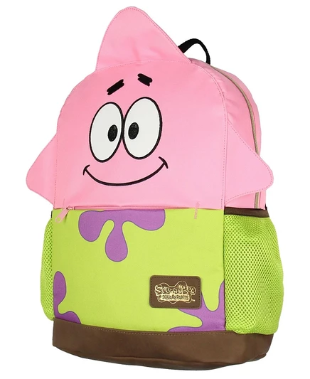 Рюкзак SpongeBob Patrick Star 16″ с кожзамом, розовый