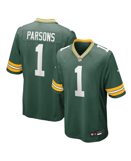 Мужская футболка Micah Parsons Green Green Bay Packers green