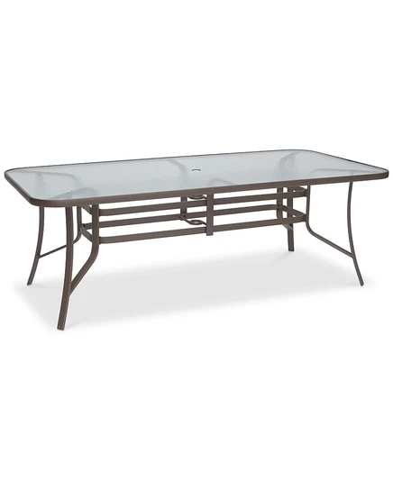 Уличный обеденный стол Macy's Oasis алюминиевый 213×107×71 см