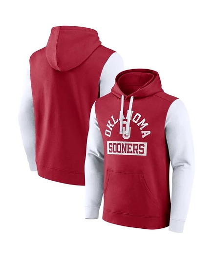 Мужская худи Fanatics Extra Point Oklahoma Sooners, красная