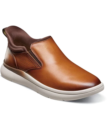 Мужские слипоны Florsheim Fleet Plain Toe, коричневые