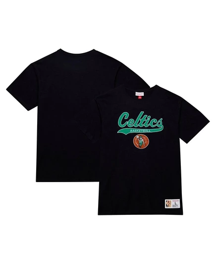 Мужская футболка Mitchell & Ness Boston Celtics Hardwood Classics, черная