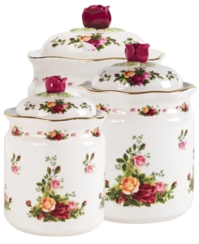 Набор кухонных банок Royal Albert Old Country Roses, 3 шт.