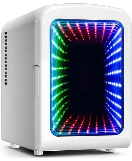 Минихолодильник Antarctic Star 4 л с LED-подсветкой, белый
