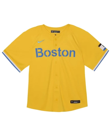 Футболка игрока Nike Toddler David Ortiz Gold Boston Red Sox City Connect с ограниченной ответственностью gold