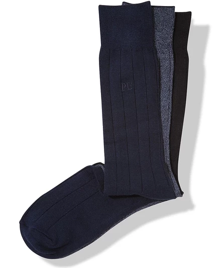 Мужские носки Perry Ellis Portfolio, 3 пары, разноцветные