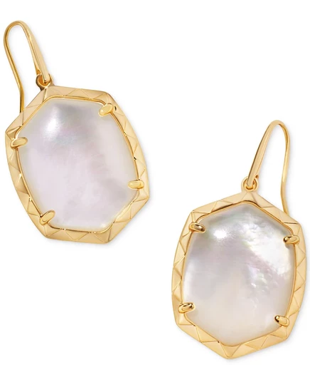 Женские серьги Kendra Scott Daphne с жемчугом, позолота