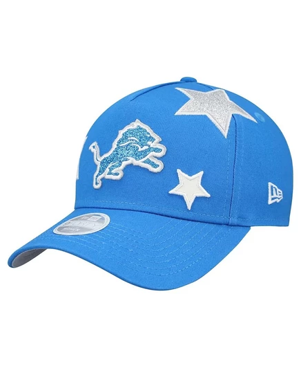 Женская кепка New Era Detroit Lions Stardom, синяя