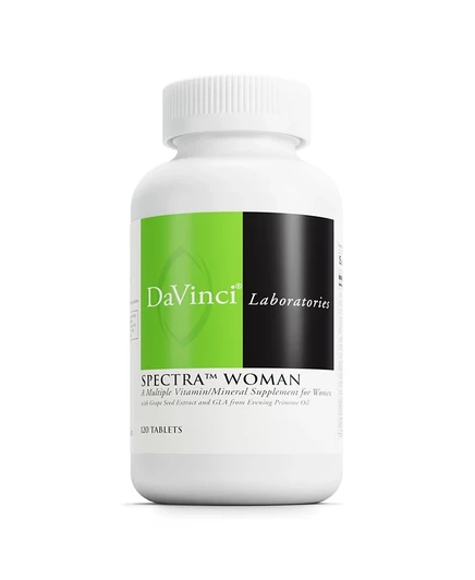 DaVinci Labs Spectra Woman - Пищевая добавка для поддержания здоровья костей и удовлетворения потребностей женщин - Содержит витамины, минералы, кальций, не имеет цвета