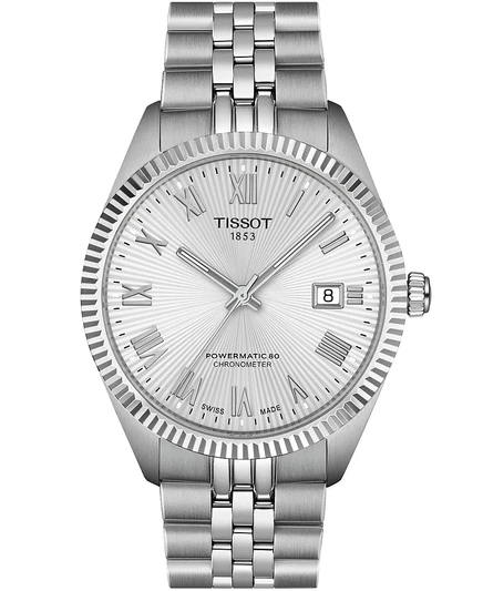 Мужские часы Tissot Ballade Power, 39 мм, серебристые