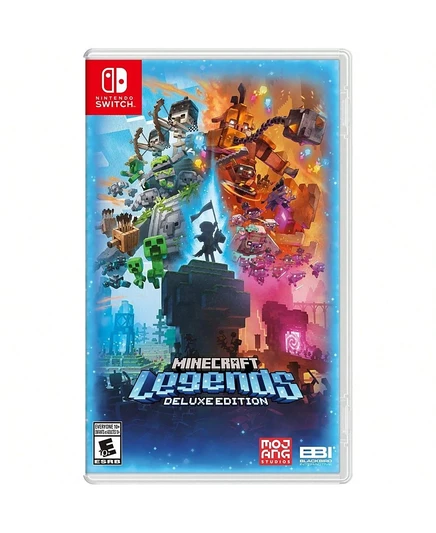 Игра Minecraft Legends Deluxe на Switch, многоцветная