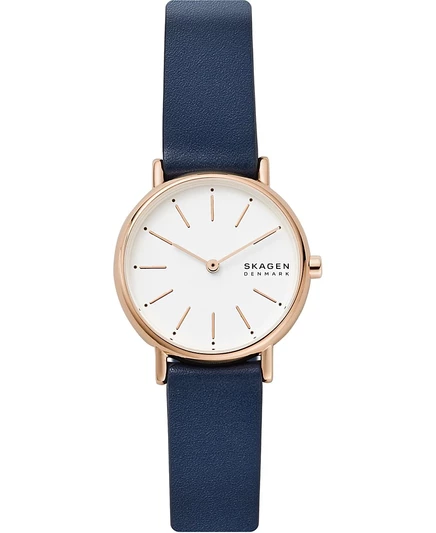 Женские часы Skagen Signatur 30 мм, темно-синие