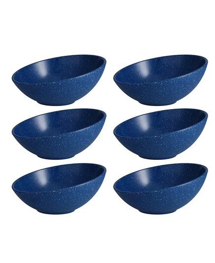 Набор мисок Fortessa Camp Melamine Tilt, белые, 6 шт.