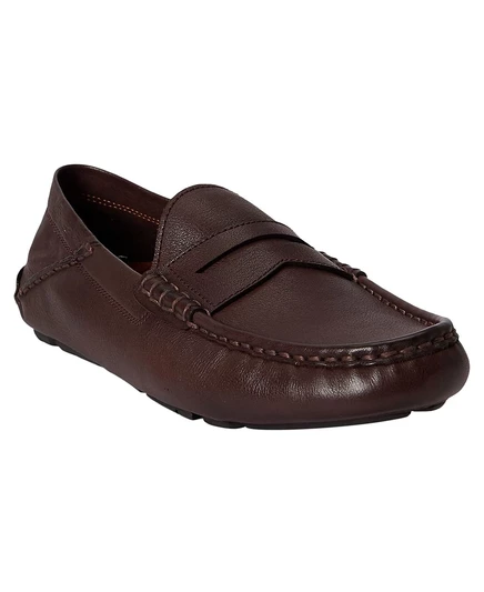 Мужские мокасины Polo Ralph Lauren Anders кожаные, коричневые