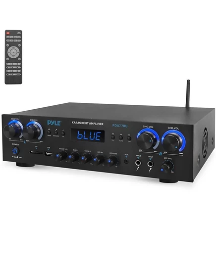 Стереоусилитель-ресивер Pyle 800 Вт Bluetooth, черный