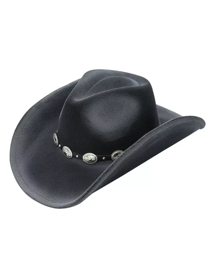  Шапка-ушанка из фетра Chainsmokers Ultra Western Drifter Hat black