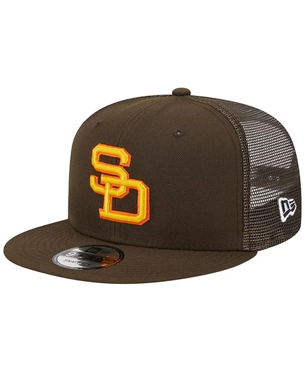Мужская кепка New Era 9FIFTY San Diego Padres, коричневая