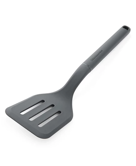 Лопатка KitchenAid 13,58″ с прорезями, серая