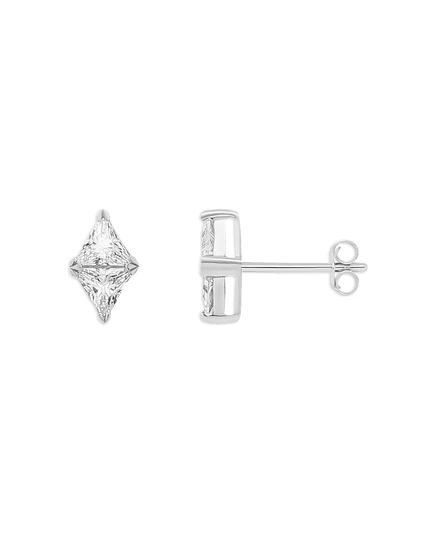 Серьги-пусеты Giani Bernini Duo Triangle, серебристые