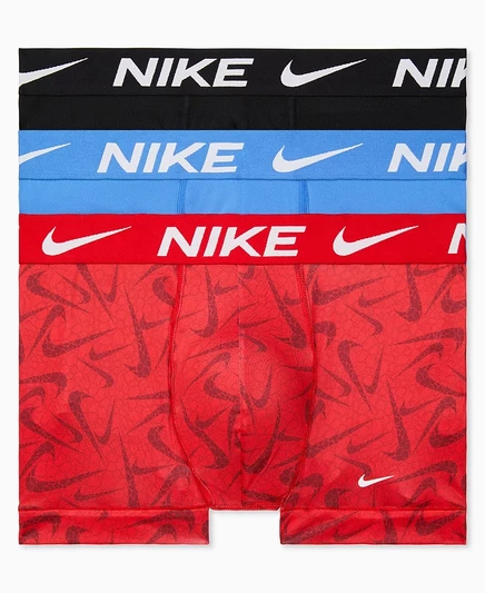Мужские трусы-боксеры Nike 3 шт. Dri-FIT, красные
