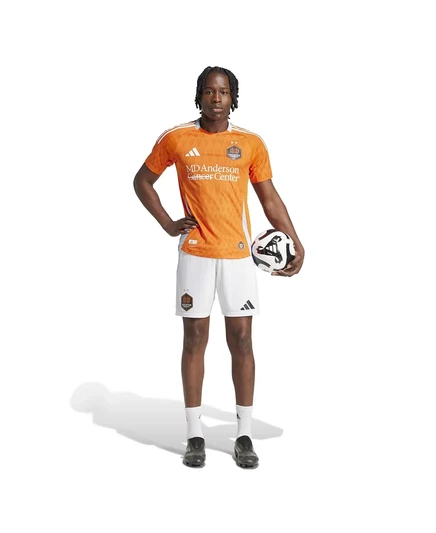 Мужские белые шорты Adidas Houston Dynamo FC Home 