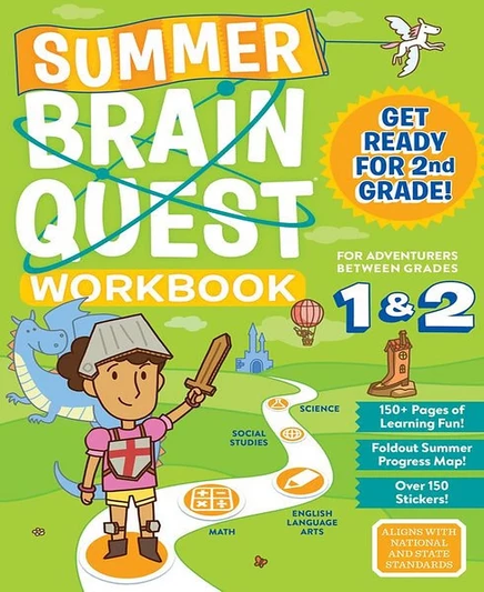 Рабочая тетрадь summer brain quest: между 1 и 2 классами