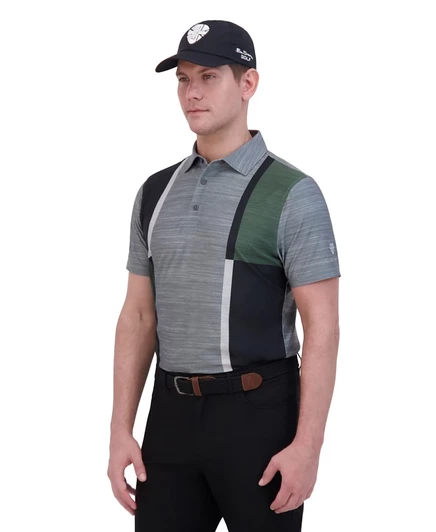 Мужская поло ben sherman Color Block меланж, серая
