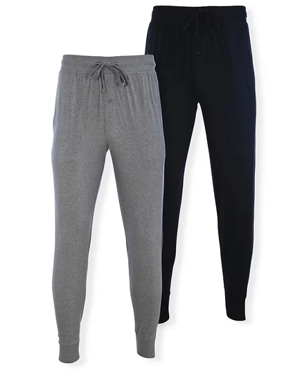 Мужские трикотажные джоггеры Hanes, 2 шт., серые