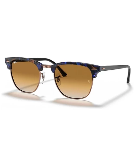 Мужские очки Ray-Ban Clubmaster Fleck RB3016, коричневые