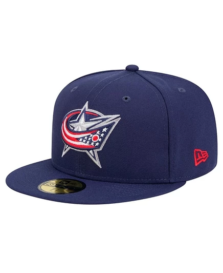 Мужская кепка New Era 59FIFTY Columbus Blue Jackets, синяя